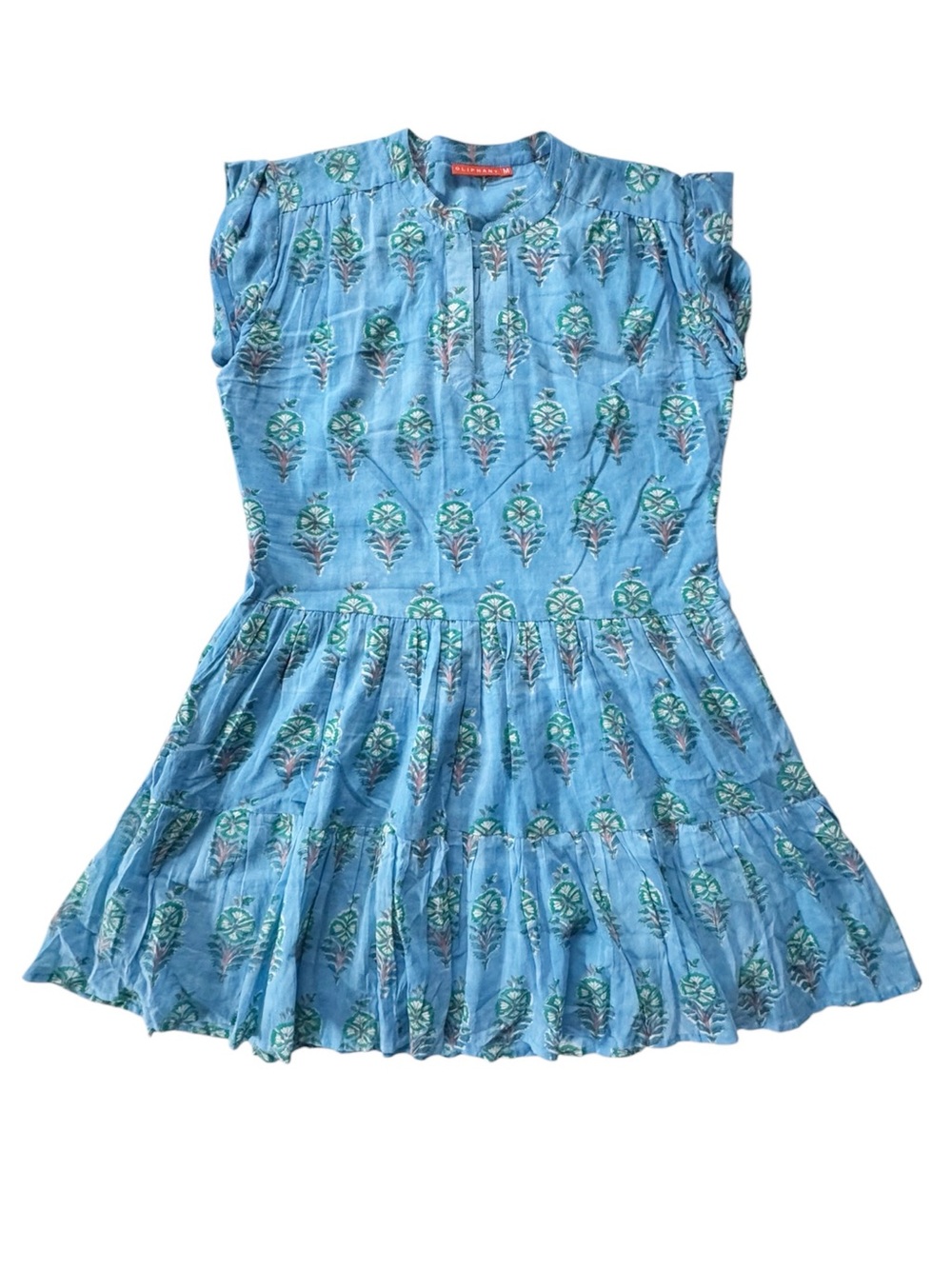 Oliphant Roll Sleeve Dress in Blue | MEDIUM - Picture 5 of 9